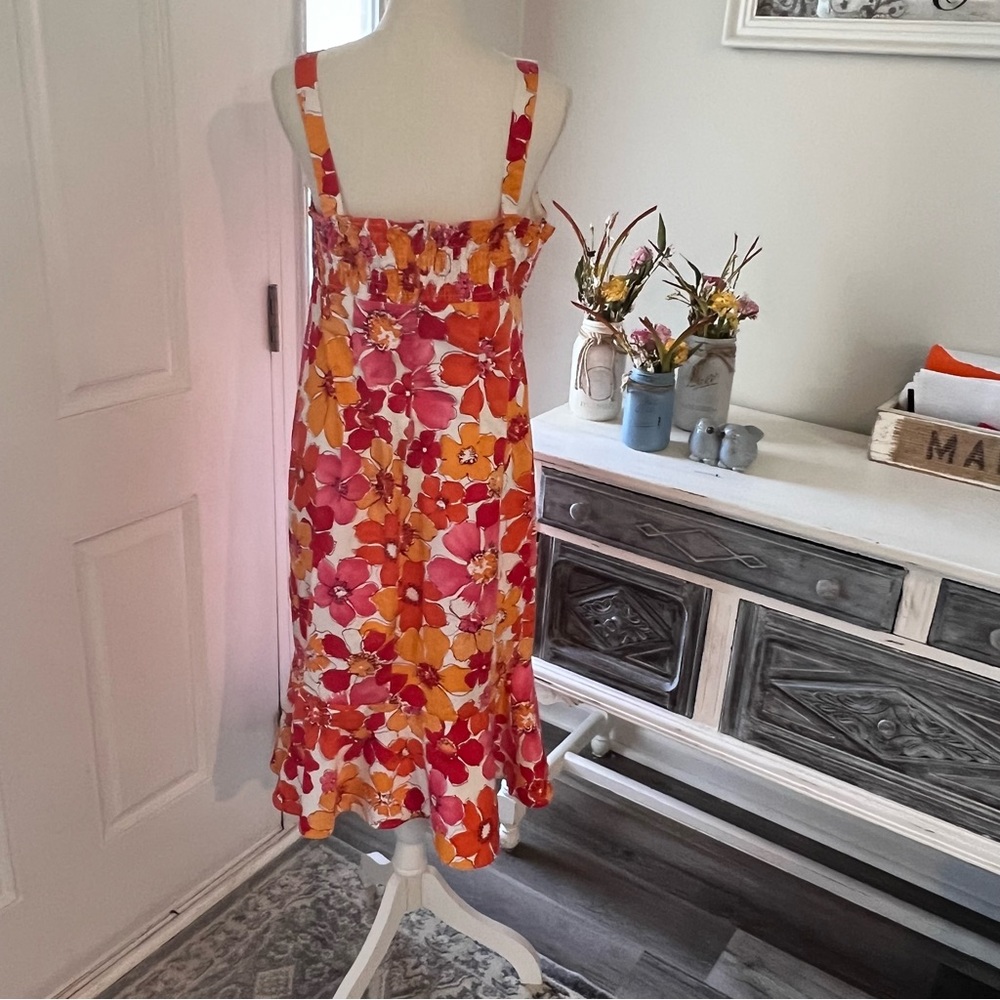 Madison leigh Dress Size 14W floral tropical - Picture 5 of 10